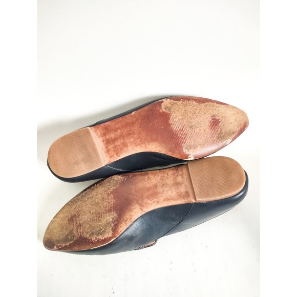 Madewell Frances Skimmer Leather Pointed Toe Slip On Loafers Shoes Black Sz 7.5 - Picture 11 of 11